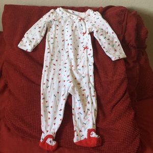 Baby girl Footed pajamas
